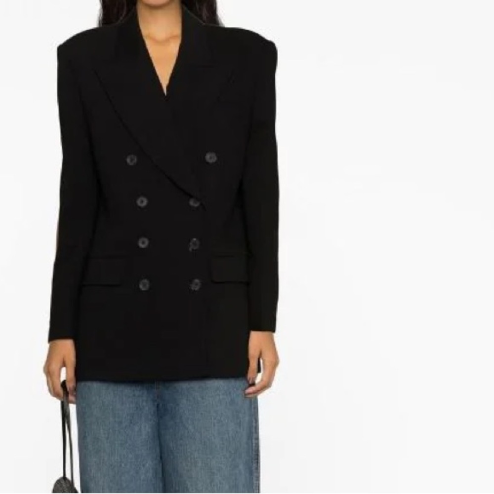 KHAITE Tanner Blazer in Black